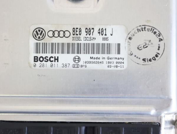 Steuergerät Motor 8E0907401J Audi A6 ALLROAD C5