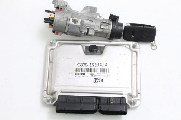 Steuergerät Motor 0281011142 Audi A4 Avant 8E B6