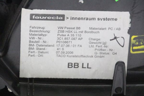 Handschuhkasten 3C1857114E VW PASSAT Variant 3C