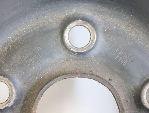 Felge Stahl vorn links VO516034 Audi A3 Sportback 8V