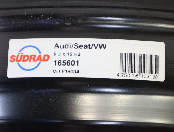Felge Stahl vorn links VO516034 Audi A3 Sportback 8V