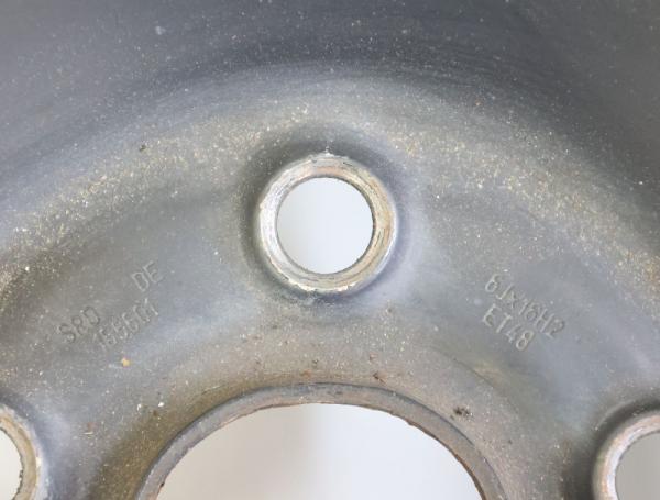Felge Stahl hinten links VO516034 Audi A3 Sportback 8V