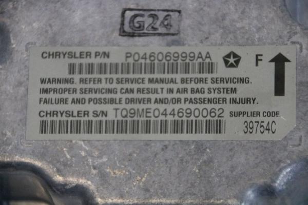 Steuergerät Aufprallsensor P04606999AA Jeep CHEROKEE 2 KJ
