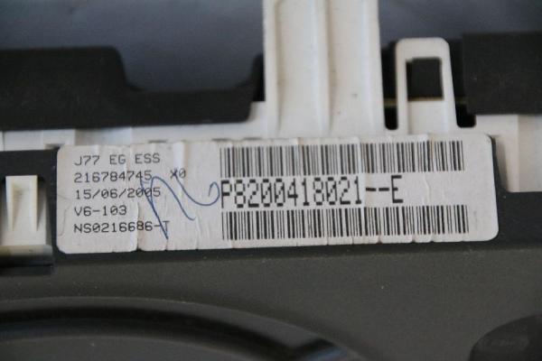 Kombiinstrument P8200418021E Renault MODUS
