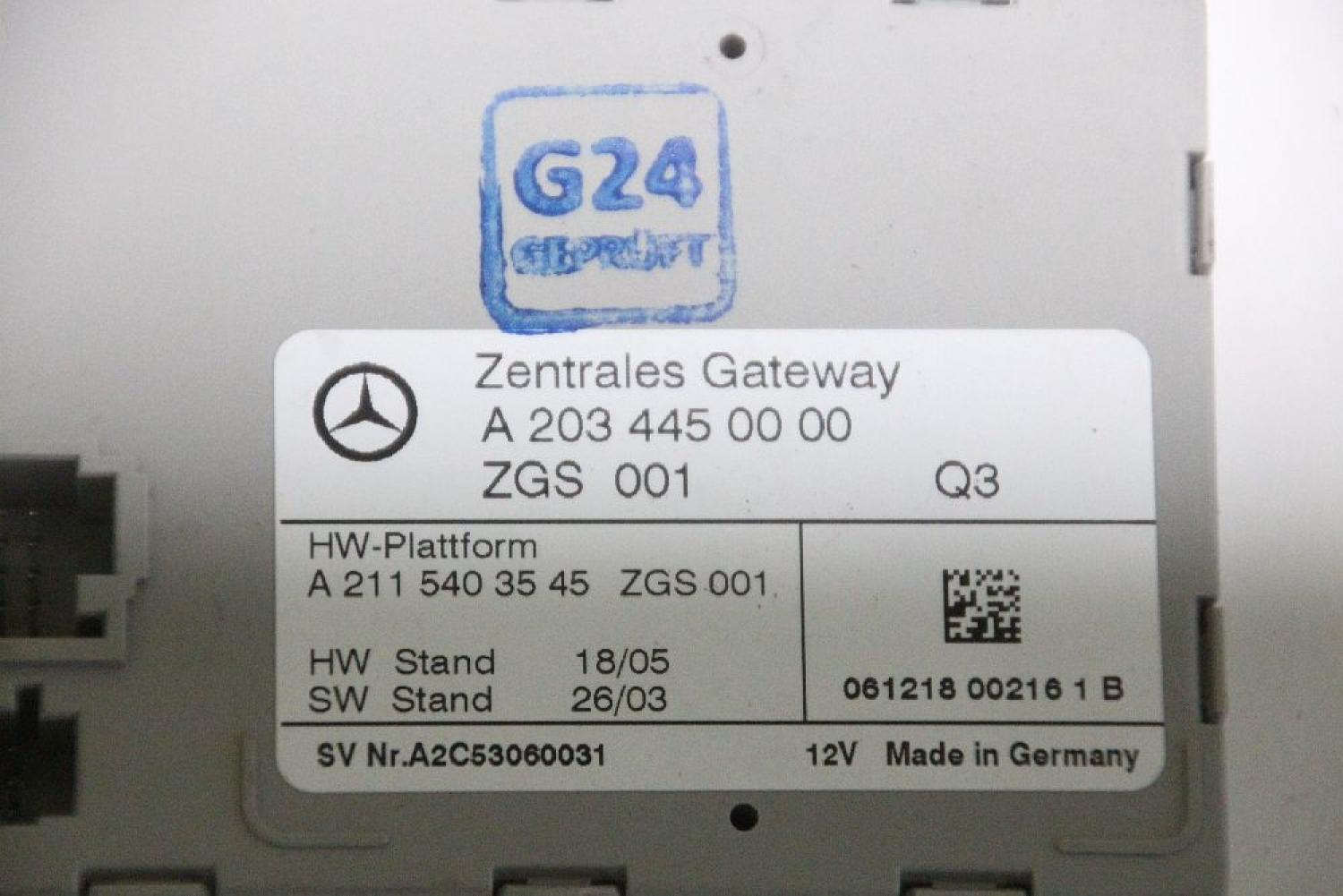 Steuergerät Karosserie 2034450000 Mercedes VIANO 639