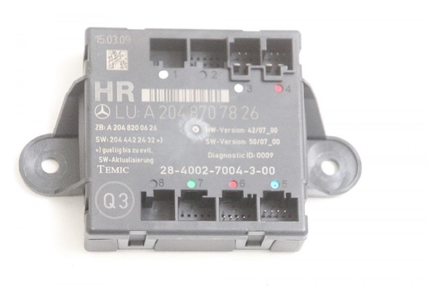 Steuergerät Karosserie 2048707826 Mercedes C-KLASSE W204