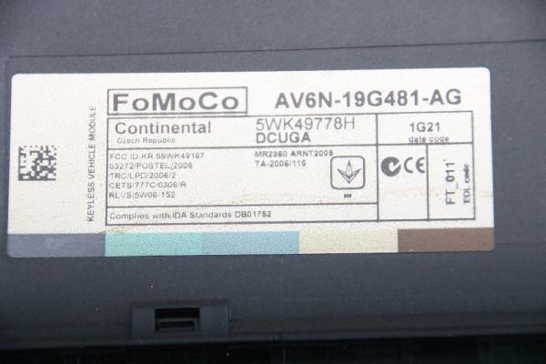 Steuergerät Karosserie AV6N19G481AM Ford FOCUS 3 Turnier