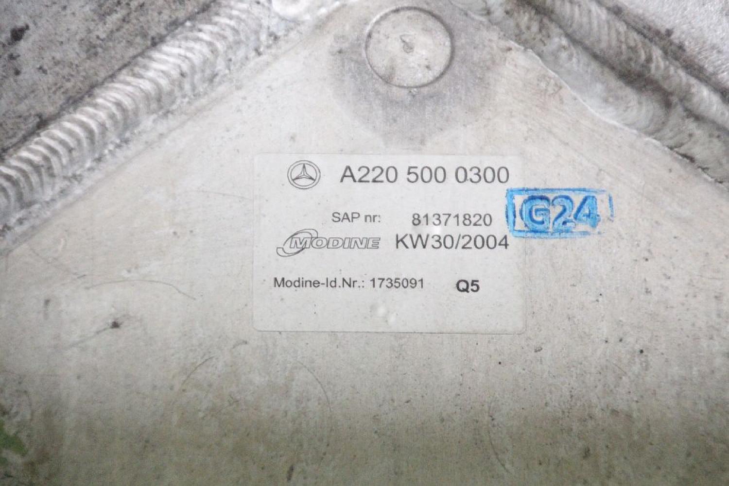 Ladeluftkühler 2205000300 Mercedes E-KLASSE W211