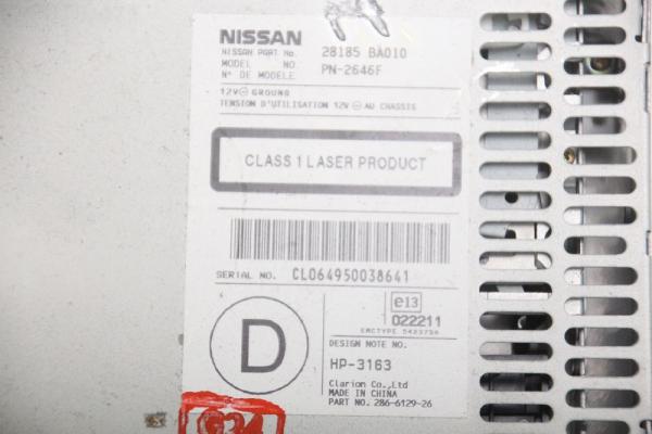 CD Wechsler 28185BA010 Nissan PRIMERA 3 Traveller P12