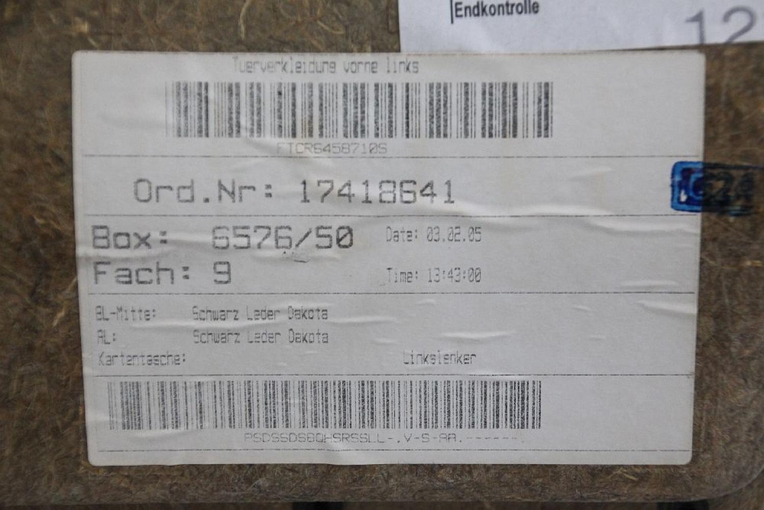 Türverkleidung innen 51417076763 BMW 5er Touring E61