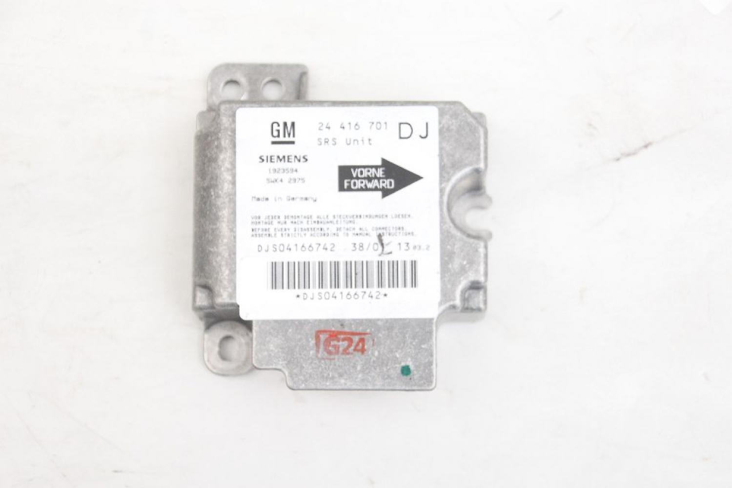 Steuergerät Aufprallsensor 24416701 Opel VECTRA B CC