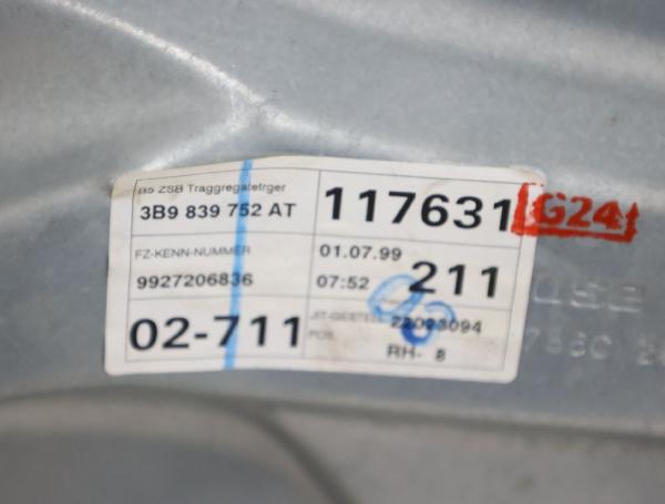 Fensterheber elektrisch hinten rechts 3B9839752AT VW PASSAT Variant 3B