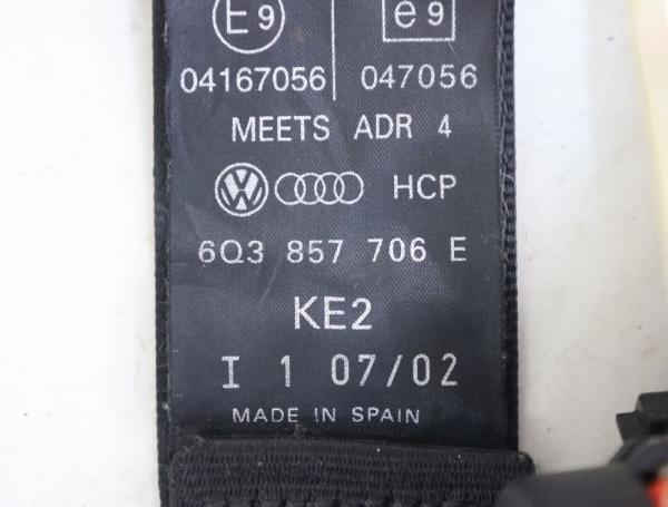 Sicherheitsgurt vorn rechts 6Q3857706E VW POLO 4 9N