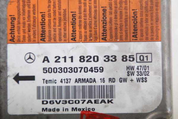 Steuergerät Aufprallsensor 2118203385 Mercedes E-KLASSE W211