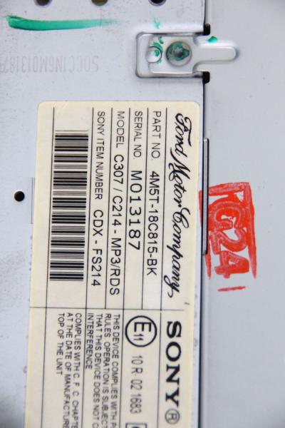 Radio / CD 4M5T18C815BK Ford FOCUS 2 Turnier