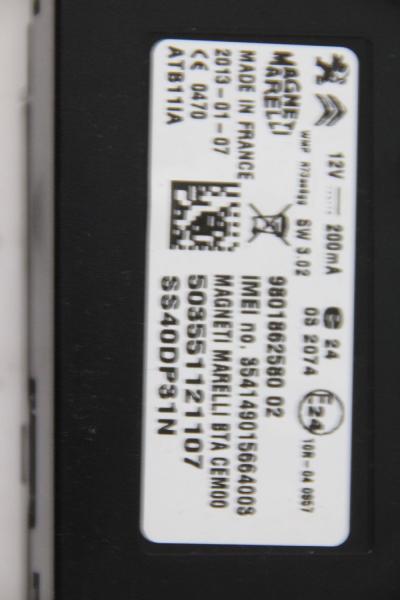 Steuergerät sonstige 9801862580 Citroen C5 Break RW