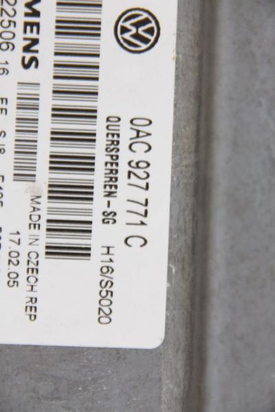 Steuergerät sonstige 0AC927771C VW TOUAREG 1 7L