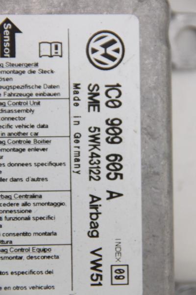 Steuergerät Aufprallsensor 1C0909605A VW T5 BUS