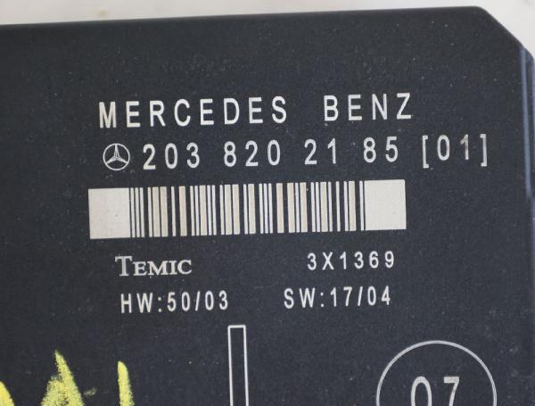 Steuergerät Karosserie 2038202185 Mercedes C-Klasse S 203 Kombi