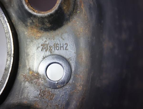 Felge Stahl vorn rechts 6765633 BMW 5er Touring E61