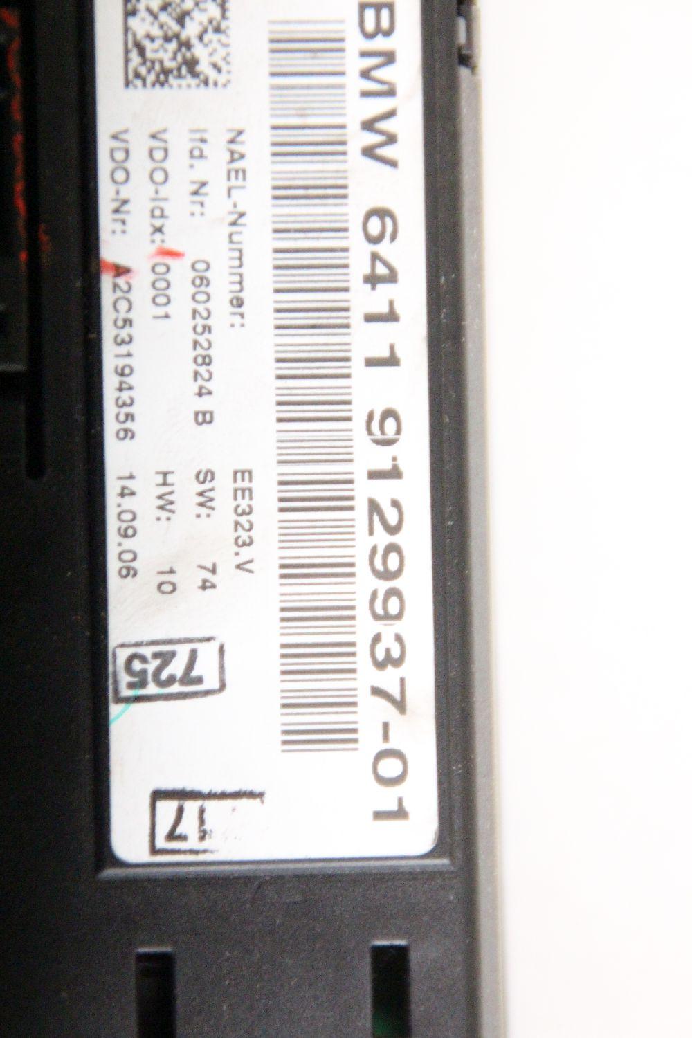 Klimabedienteil 9129937 BMW 1er E81 E87