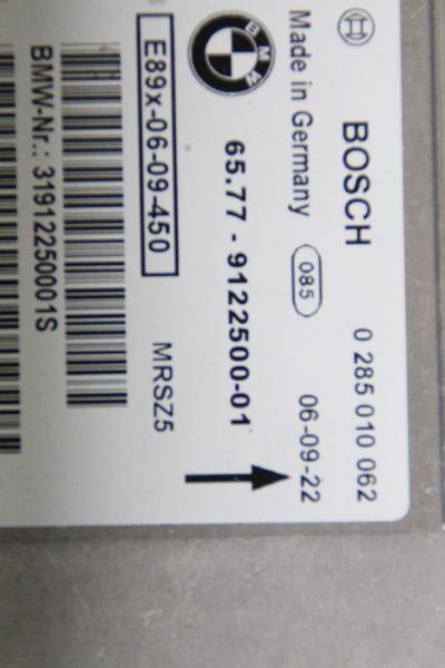 Steuergerät Aufprallsensor 91220001 BMW 1er E81 E87