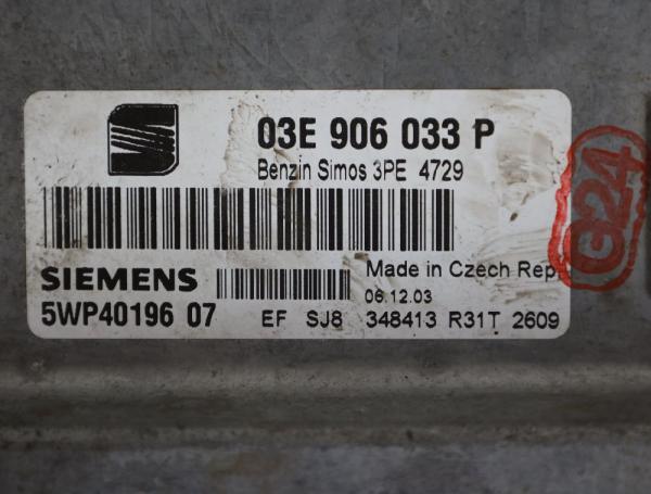 Steuergerät Motor 03E906033P Seat IBIZA 3 6L