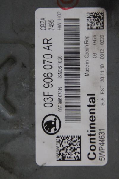 Steuergerät Motor 03F906070AR Skoda ROOMSTER 5J