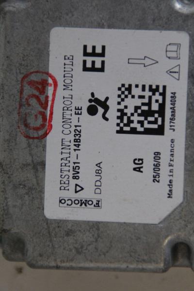 Steuergerät Aufprallsensor 8V5114B321EE Ford FIESTA 6 JA