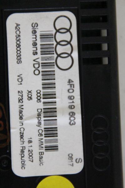 Display 4F0919603 Audi A6 Avant C6