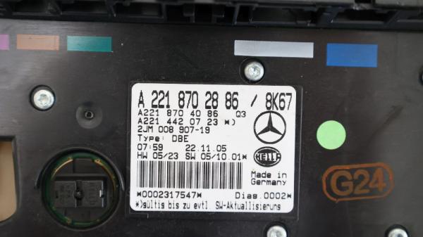 Innenleuchte 2218702886 Mercedes S-KLASSE S500 W221