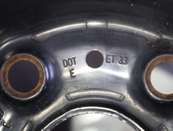 Felge Stahl hinten rechts 7N0601027E VW TIGUAN 1