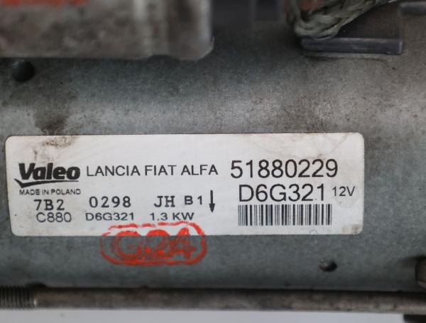 Anlasser 51880229 Fiat DOBLO 2 263