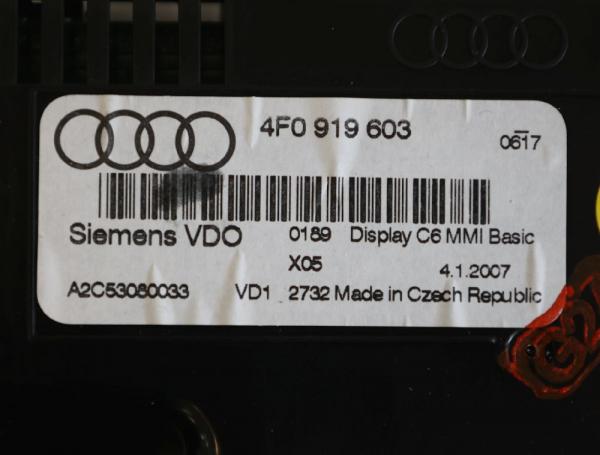 Radiodisplay 4F0919603 Audi A6 Avant C6