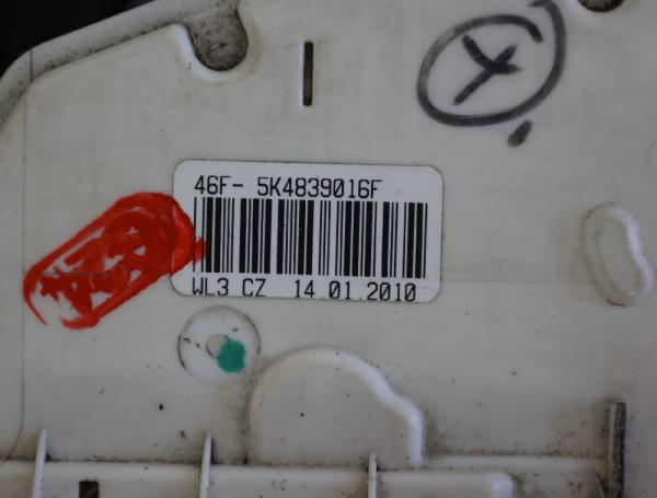 Türschloß hinten rechts 5K4839016F VW POLO 5 6R