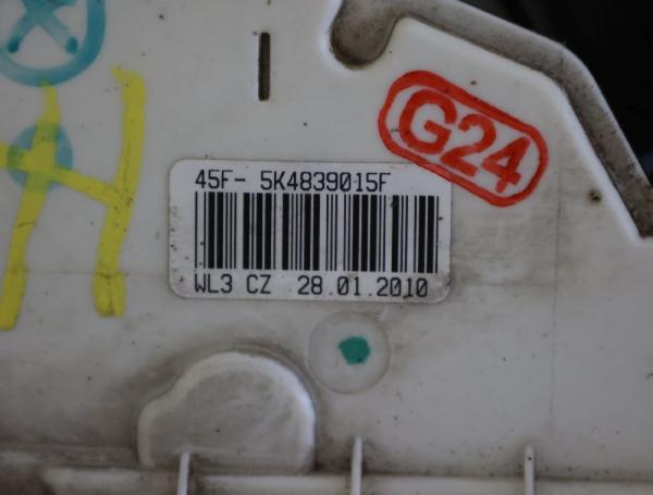 Türschloß hinten links 5K4839015F VW POLO 5 6R