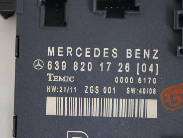 Steuergerät sonstige 6398201726 Mercedes VITO 2 W639