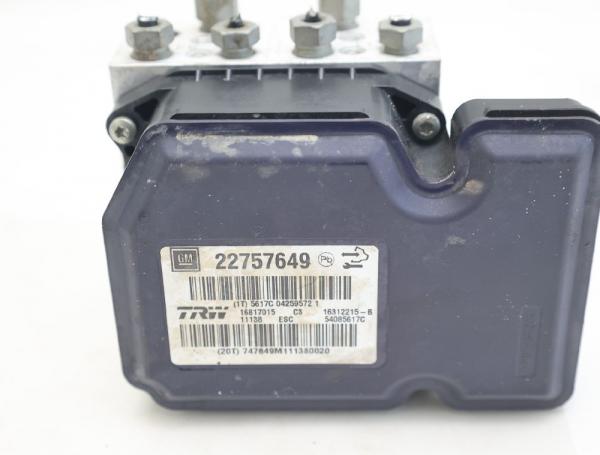 Hydraulikeinheit ABS 22757649 Opel INSIGNIA A
