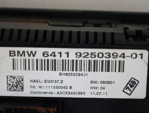 Klimabedienteil 9250394 BMW X1 E84