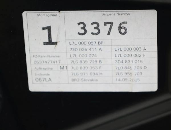 Tür hinten links 7L0833055M VW TOUAREG 1 7L