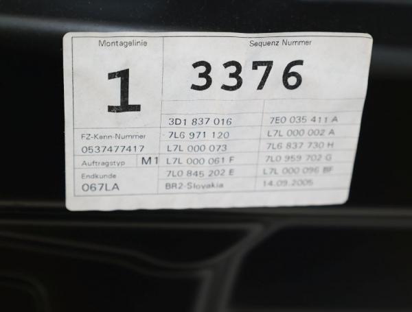 Tür vorn rechts 7L6837730H VW TOUAREG 1 7L