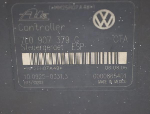 Hydraulikeinheit ABS VW TOUAREG 1 7L 7L6, 7L7, 7LA 7L0614111H
