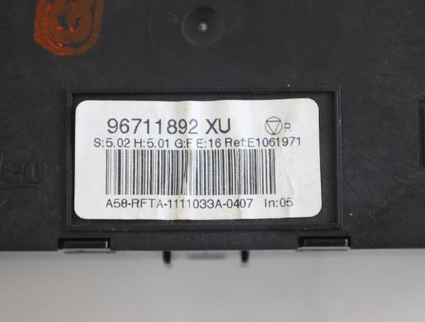 Klimabedienteil 96711892XU Citroen C3 PICASSO