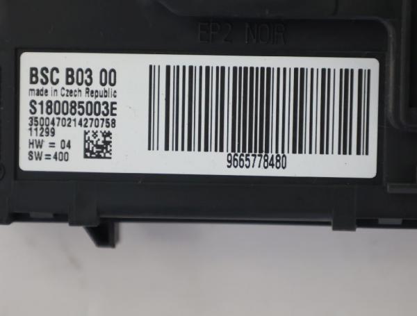 Steuergerät Karosserie 9665778480 Citroen C3 PICASSO
