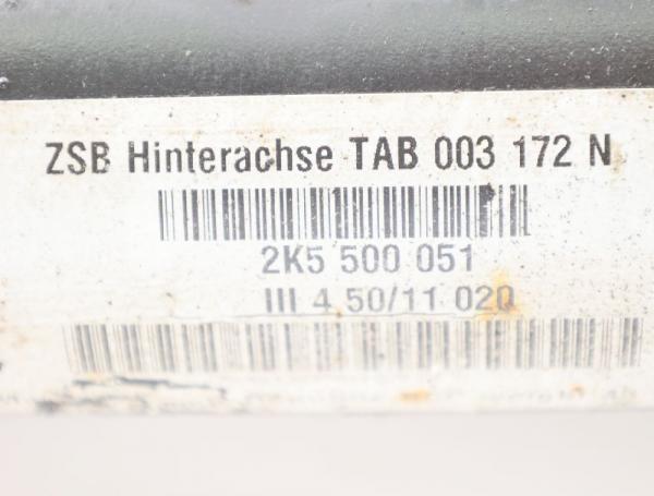 Achse hinten 2K5500051 VW CADDY 3 Kasten