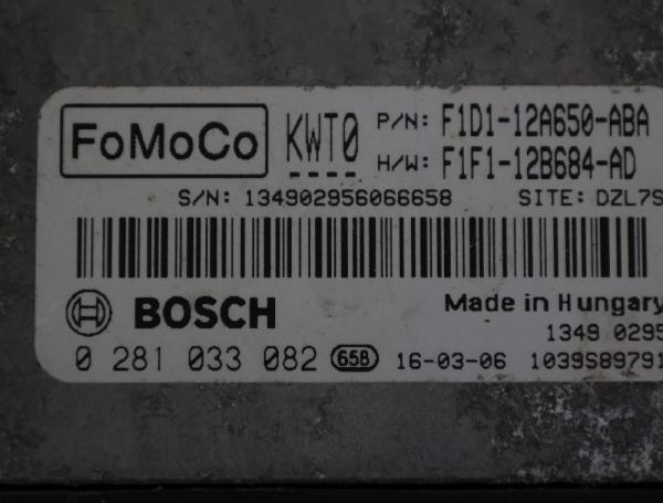 Steuergerät Motor F1F112B684AD Ford GRAND C-MAX