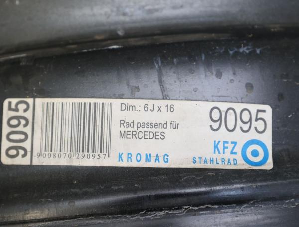 Felge Stahl vorn links 6394013002 Mercedes VITO 2 W639