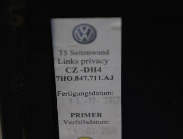 Scheibe sonstige 7H0847711AJ VW T5 BUS
