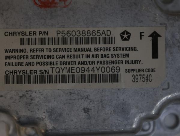 Steuergerät Aufprallsensor P56038865AD Jeep CHEROKEE 2 KJ