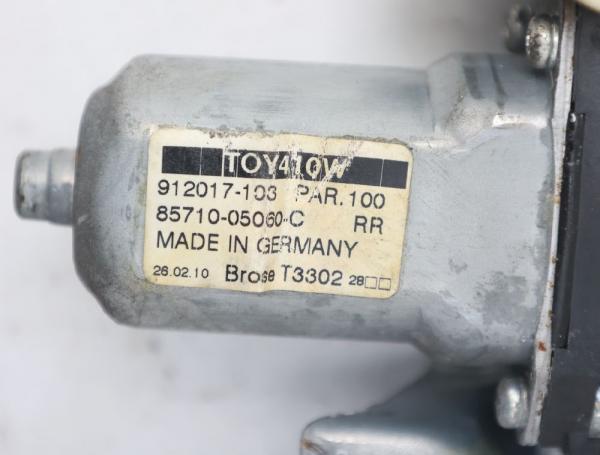 Fensterheber elektrisch hinten rechts 912017103 Toyota AVENSIS 3 Kombi T27